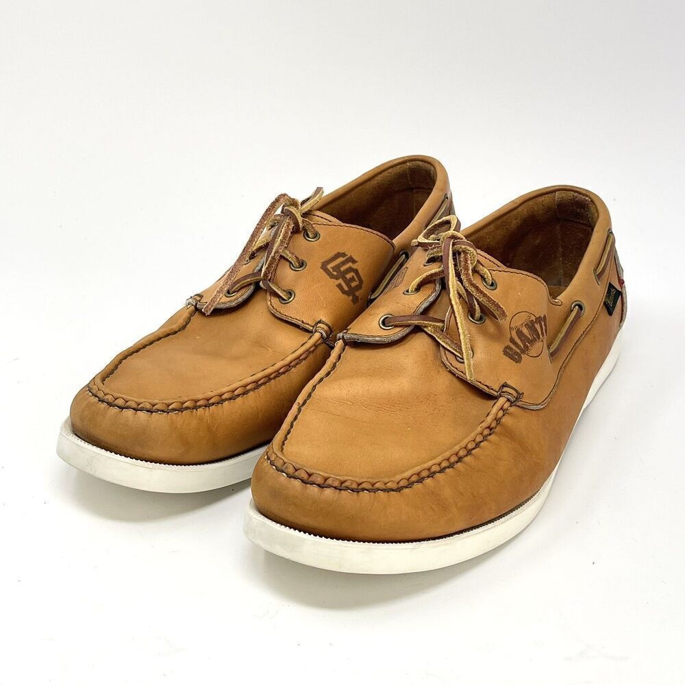 Allen Edmonds Shortstop Boat Shoes San Francisco SF Giants Baseball Size 12 EEE